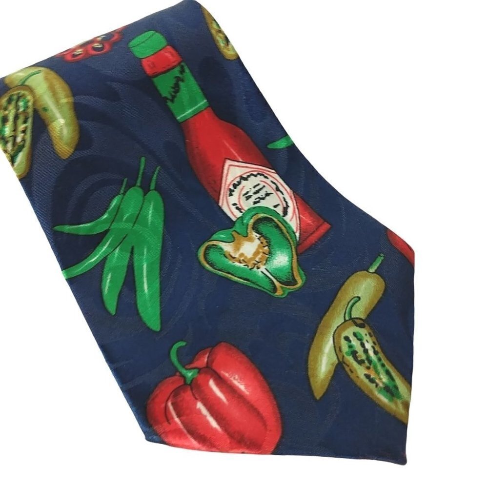Renaissance Hot Sauce Jalapeno Pepper Novelty Necktie